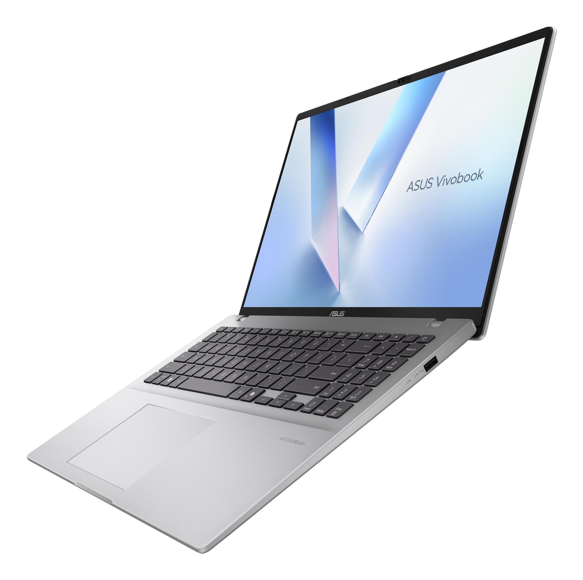 Notebook ASUS VivoBook Series M1607KA-MB186W Copilot+ PC CPU AMD RyzenT AI 5 330 2 GHz 16 " 1920 x 1200 pixels RAM 16 GB DDR5-SDRAM SSD 512 GB Discrete graphics Not available On-board graphics Yes Numeric keypad Yes OS installed Windows 11 Home Colour Silver Weight 1.88 kg 90NB15F2-M00E20 - Image 6