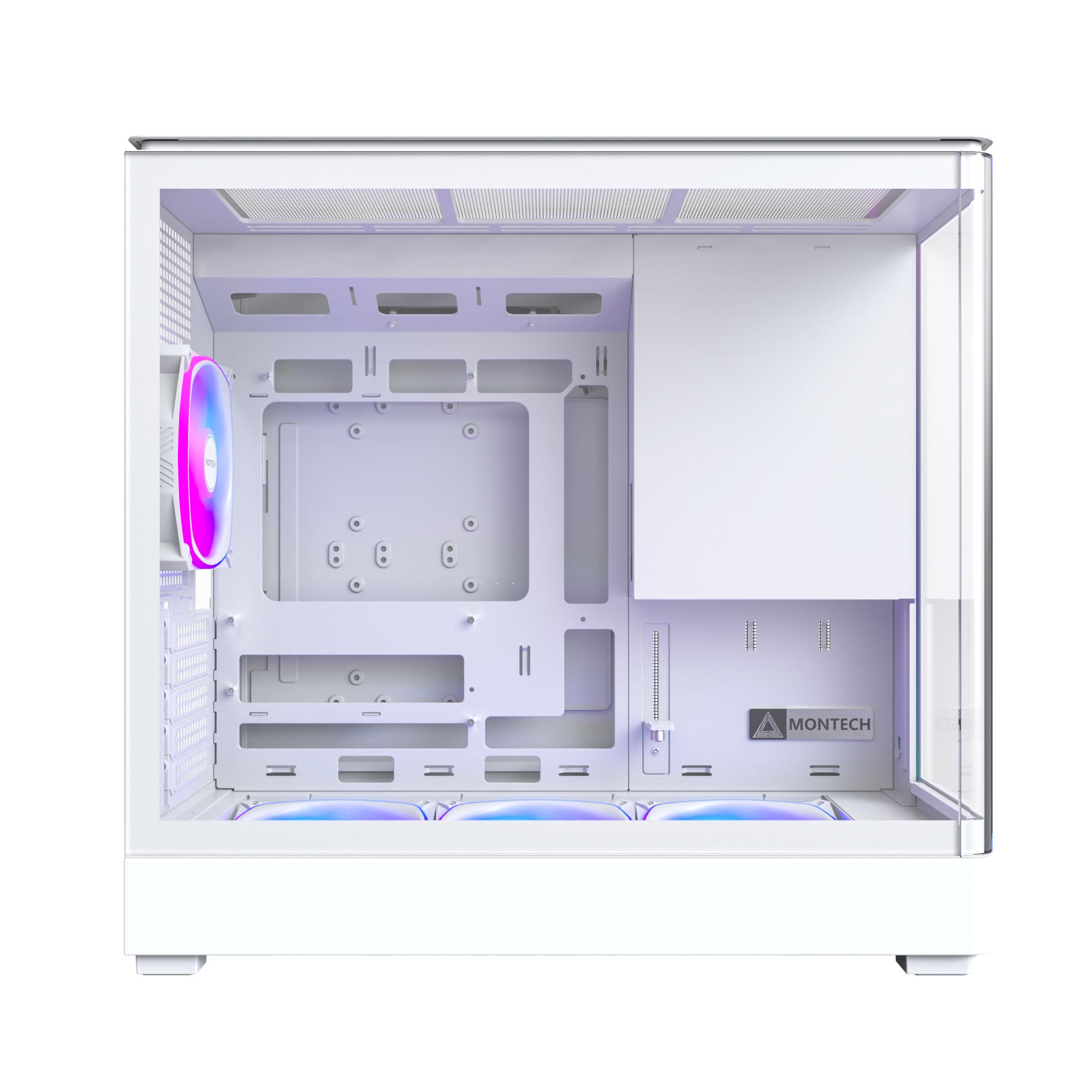 Case MONTECH micro ATX/Mini-ITX White Midi Tower PC KING 15 PRO KING15PRO(W) - Image 11