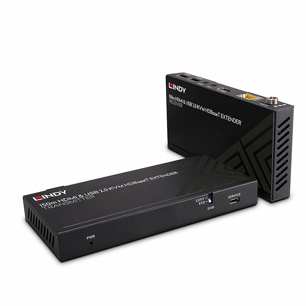 I/O EXTENDER HDMI 150M CAT6/4K60 IRHDBASETKVM 39384 LINDY - Image 4
