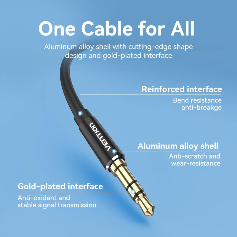 CABLE AUDIO 3.5MM TO 3.5MM/0.5M BAXBD VENTION - Image 12