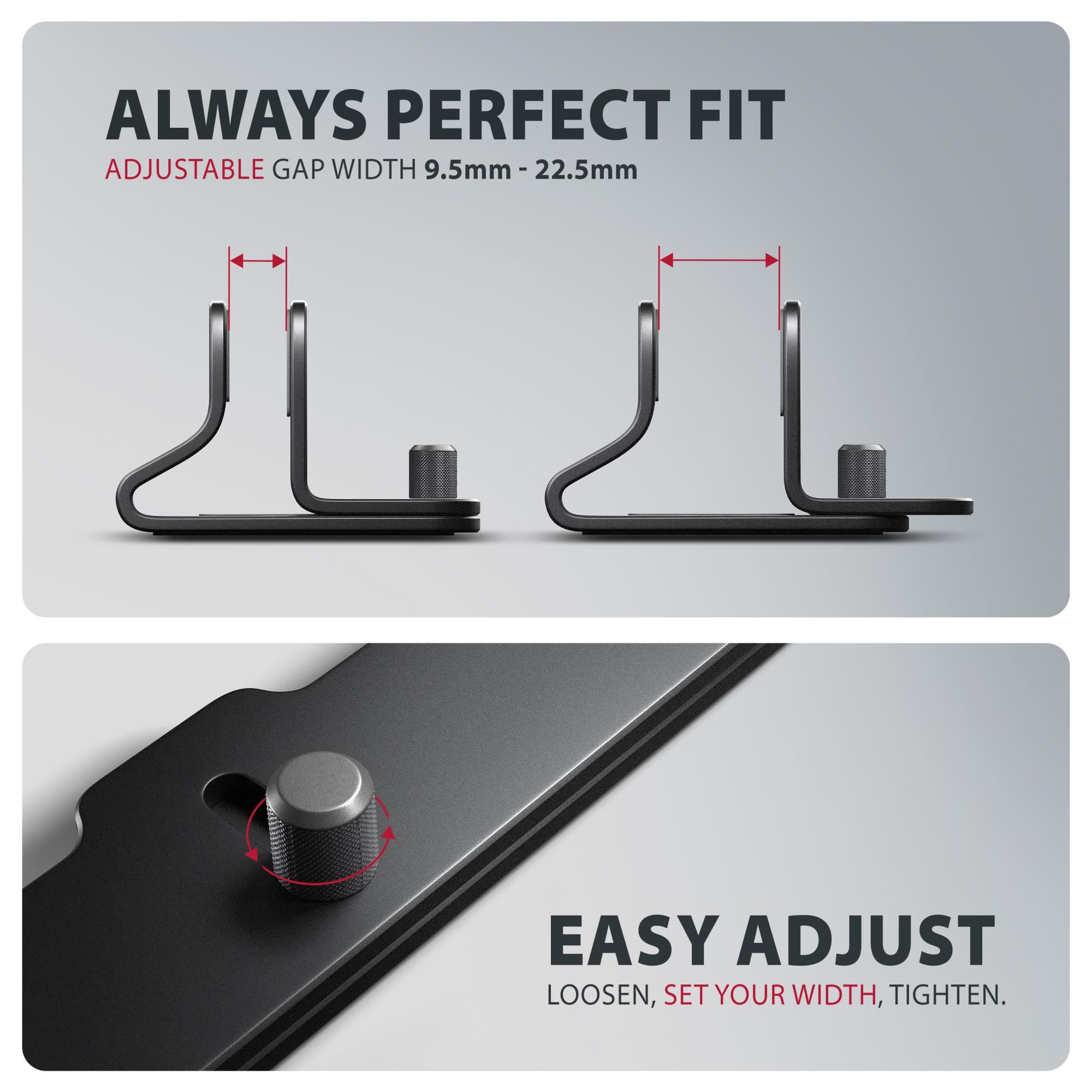 NB ACC STAND 10"-17.3"/VERT. ALUMINUM STND-VB AXAGON - Image 11