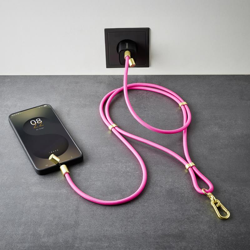 CABLE USB-C TO USB-C 1.65M/LANYARD PINK 7991004 INTENSO - Image 47