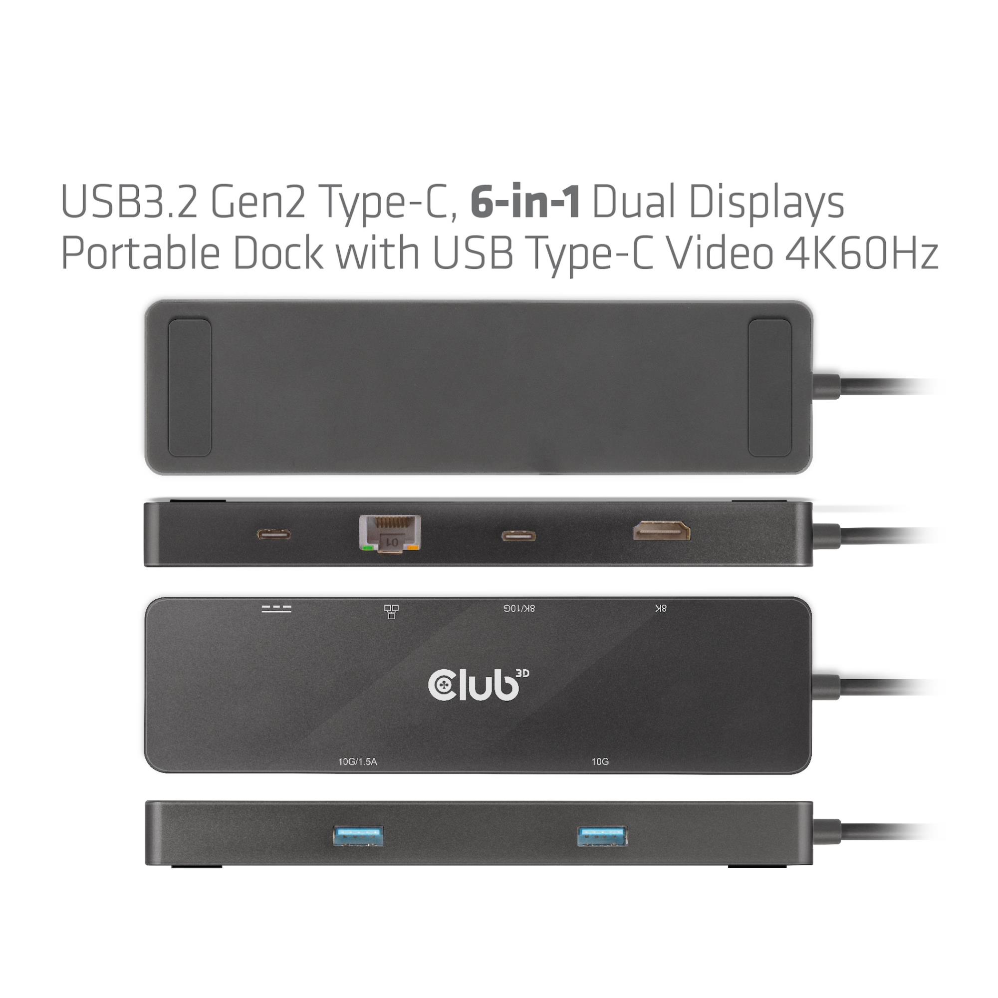 NB ACC DOCKING STATION 6IN1/USB-C 100W CSV-1584 CLUB3D - Image 31