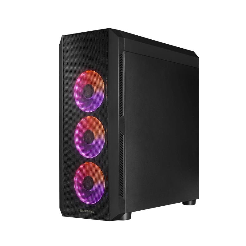 Case CHIEFTEC SCORPION 4 MiniTower Case product features Transparent panel Not included ATX MicroATX MiniITX Colour Black GL-04B-UC-OP - Image 12