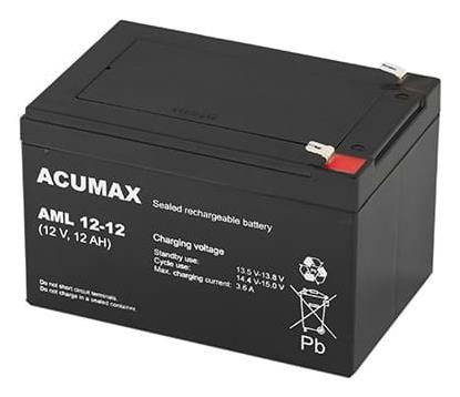 BATTERY 12V 12AH VRLA/AML12-12 ACUMAX EMU - Image 3