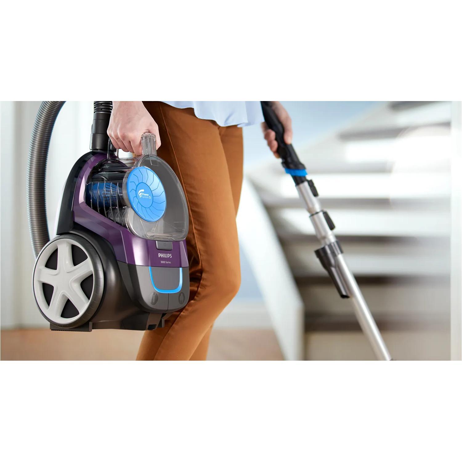 Vacuum Cleaner PHILIPS Canister/Bagless 750 Watts Capacity 1.5 l Noise 76 dB Purple Weight 4.5 kg FC9333/09 - Image 20