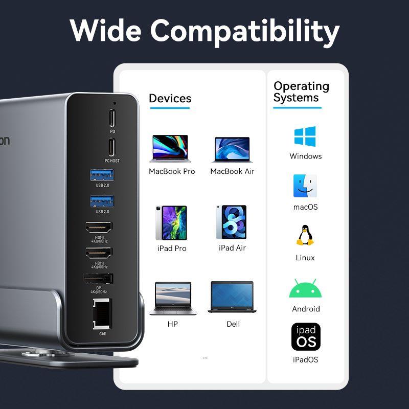 NB ACC DOCKING STATION 15IN1/USB-C MST TPUH0 VENTION - Image 31