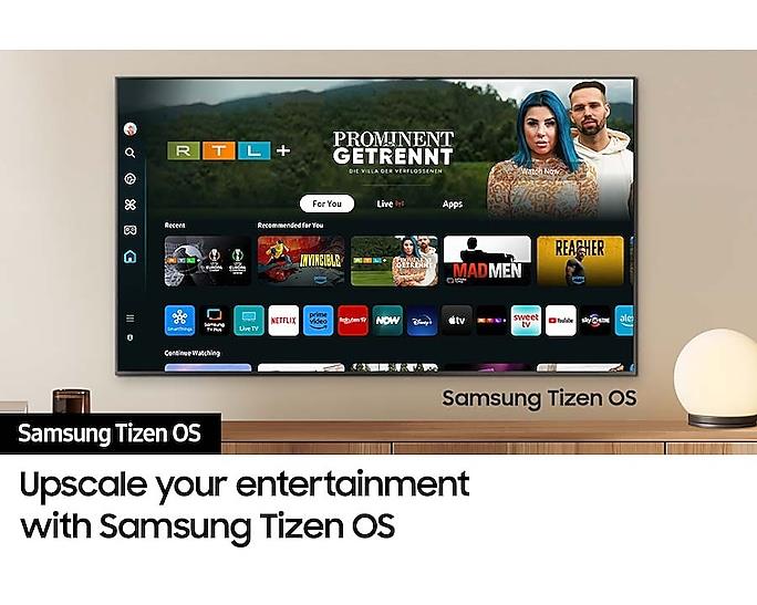 TV Set SAMSUNG 85" 4K/Smart QLED 3840x2160 Wireless LAN Bluetooth Tizen Carbon Silver QE85QN85DBTXXH - Image 15