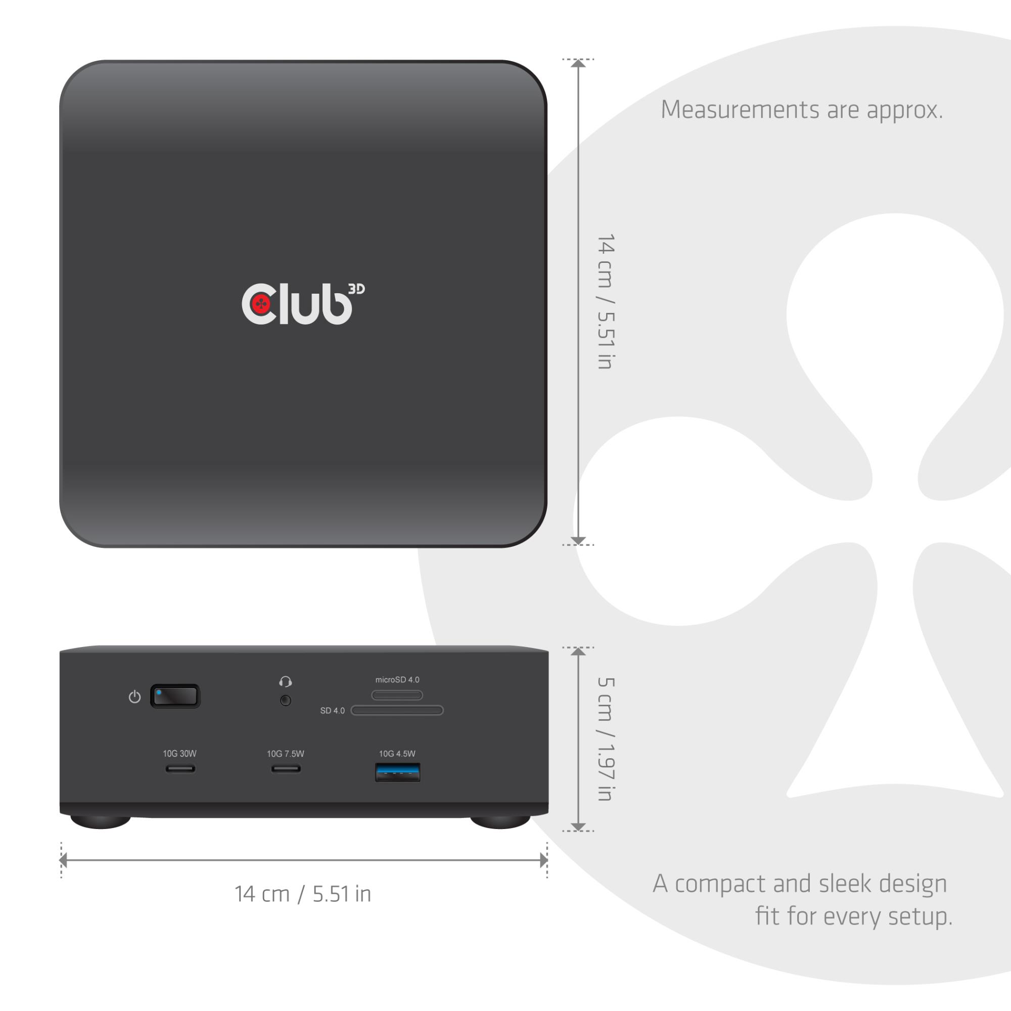 NB ACC DOCKING STATION 13-IN-1/THUNDERBOLT CSV-2562 CLUB3D - Image 20