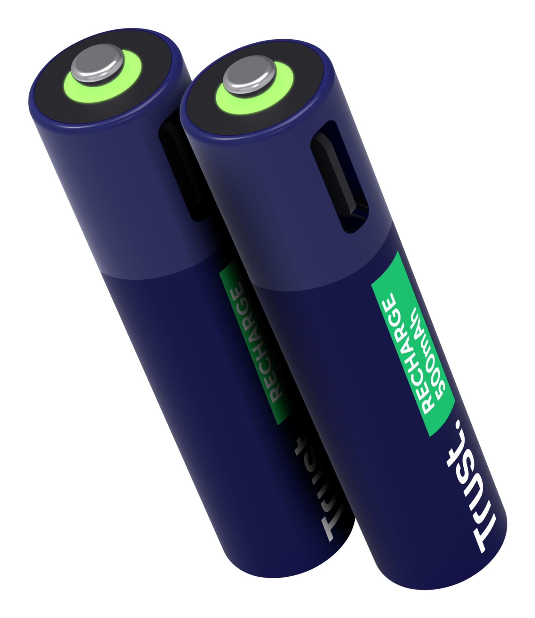 BATTERY RECH. LI-ION AAA 1.5V/500MAH USB-C 2PACK 25585 TRUST - Image 7