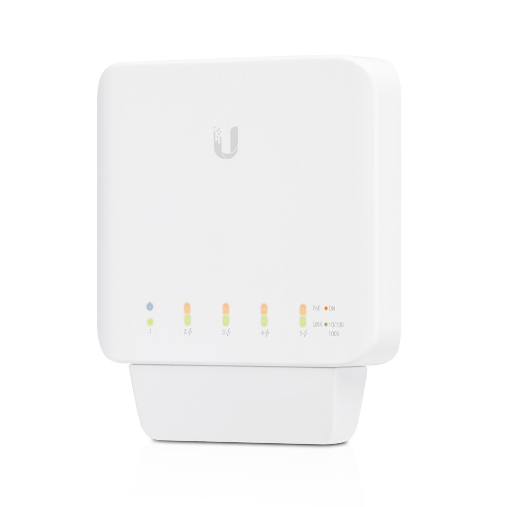 Switch UBIQUITI USW-FLEX 5x10Base-T / 100Base-TX / 1000Base-T PoE ports 5 15.4 Watts USW-FLEX