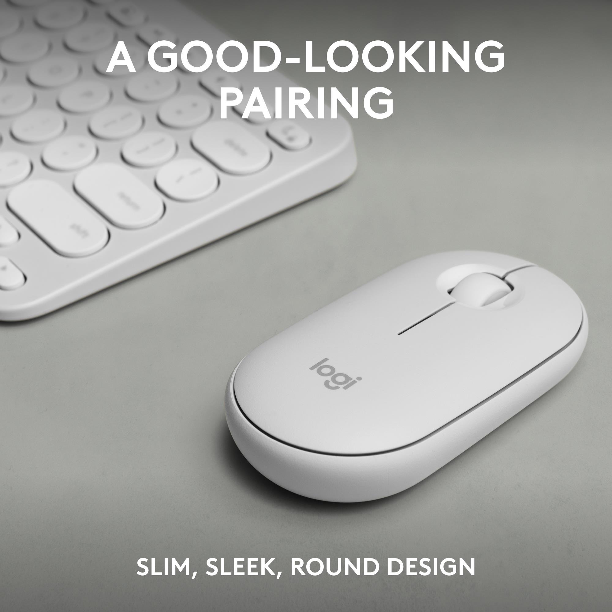 KEYBOARD +MOUSE COMBO PEBBLE 2/WHITE 920-012240 LOGITECH - Image 10