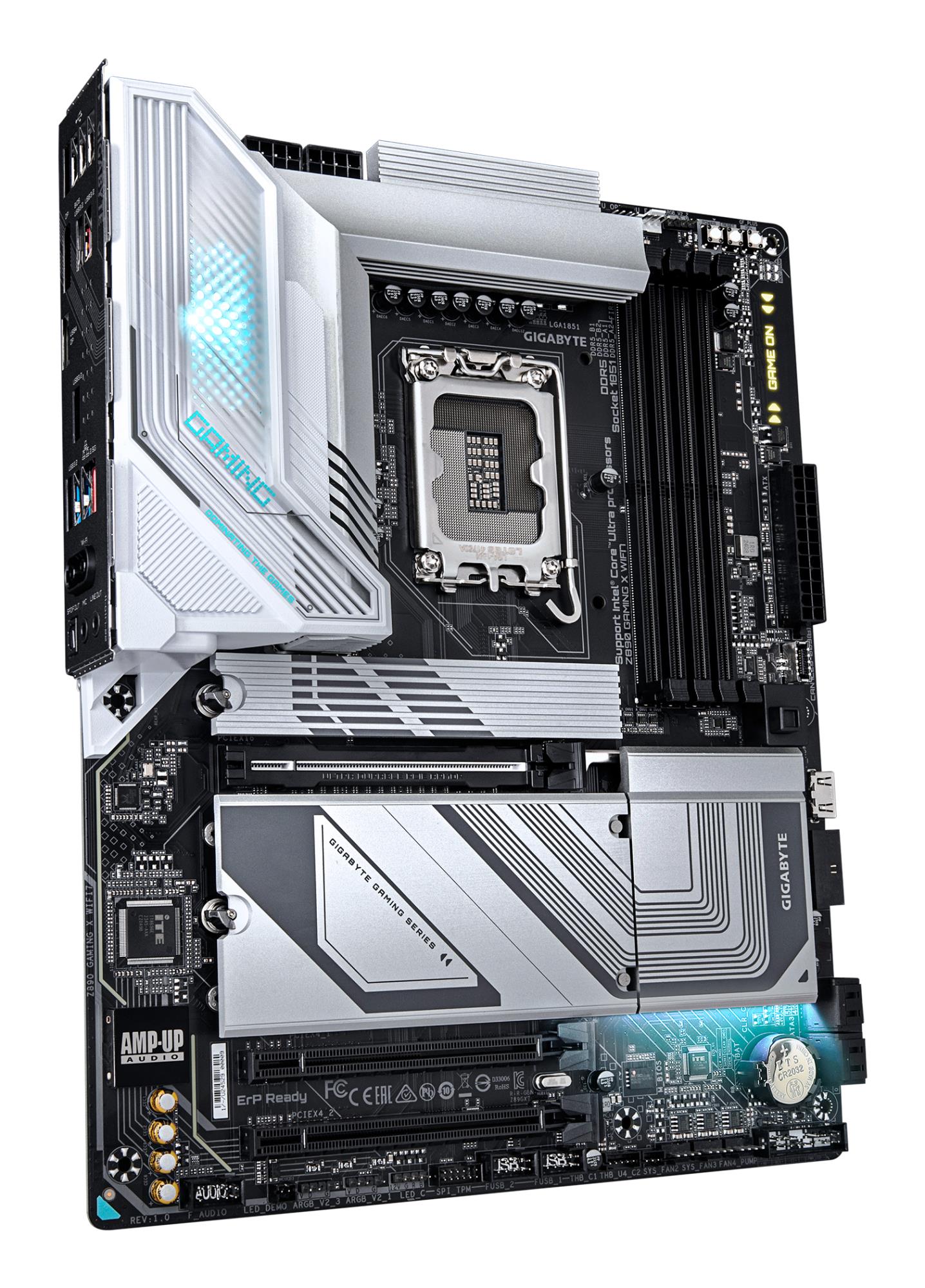 Mainboard GIGABYTE Intel Z890 LGA 1851 (Socket V1) ATX RAM DDR5-SDRAM 4xSlots Wi-Fi Yes Bluetooth Yes 1xPCI Express x16 slots 4xNumber of M.2 (M) slots Z890GAMINGXWIFI71.1 - Image 3