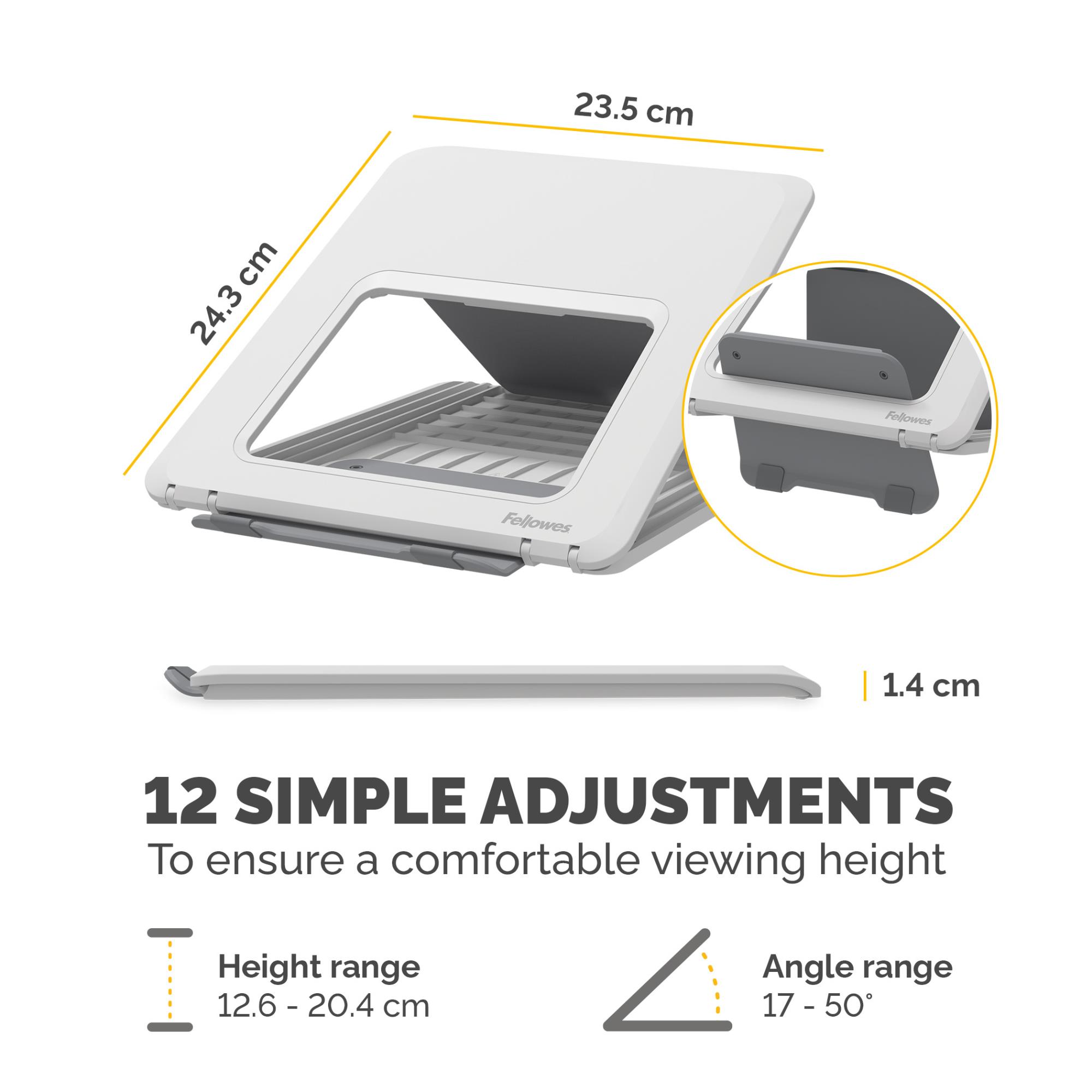 NB ACC STAND BREYTA/WHITE 100016559 FELLOWES - Image 9
