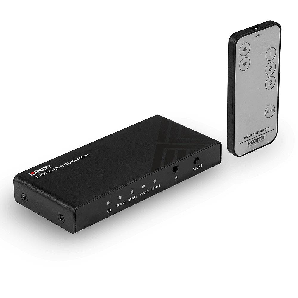 VIDEO SWITCH HDMI 3PORT/38232 LINDY - Image 3