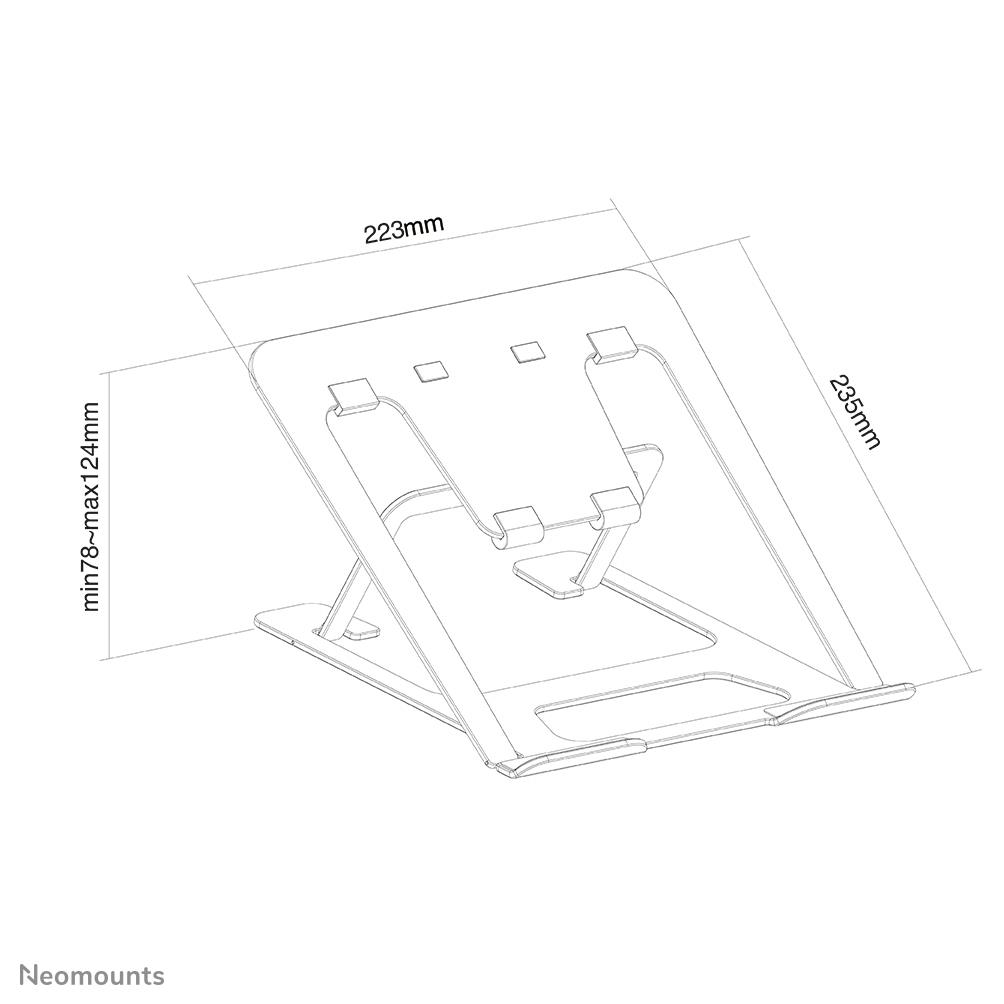 NB ACC DESK STAND 10-17"/NSLS085BLACK NEOMOUNTS - Image 19