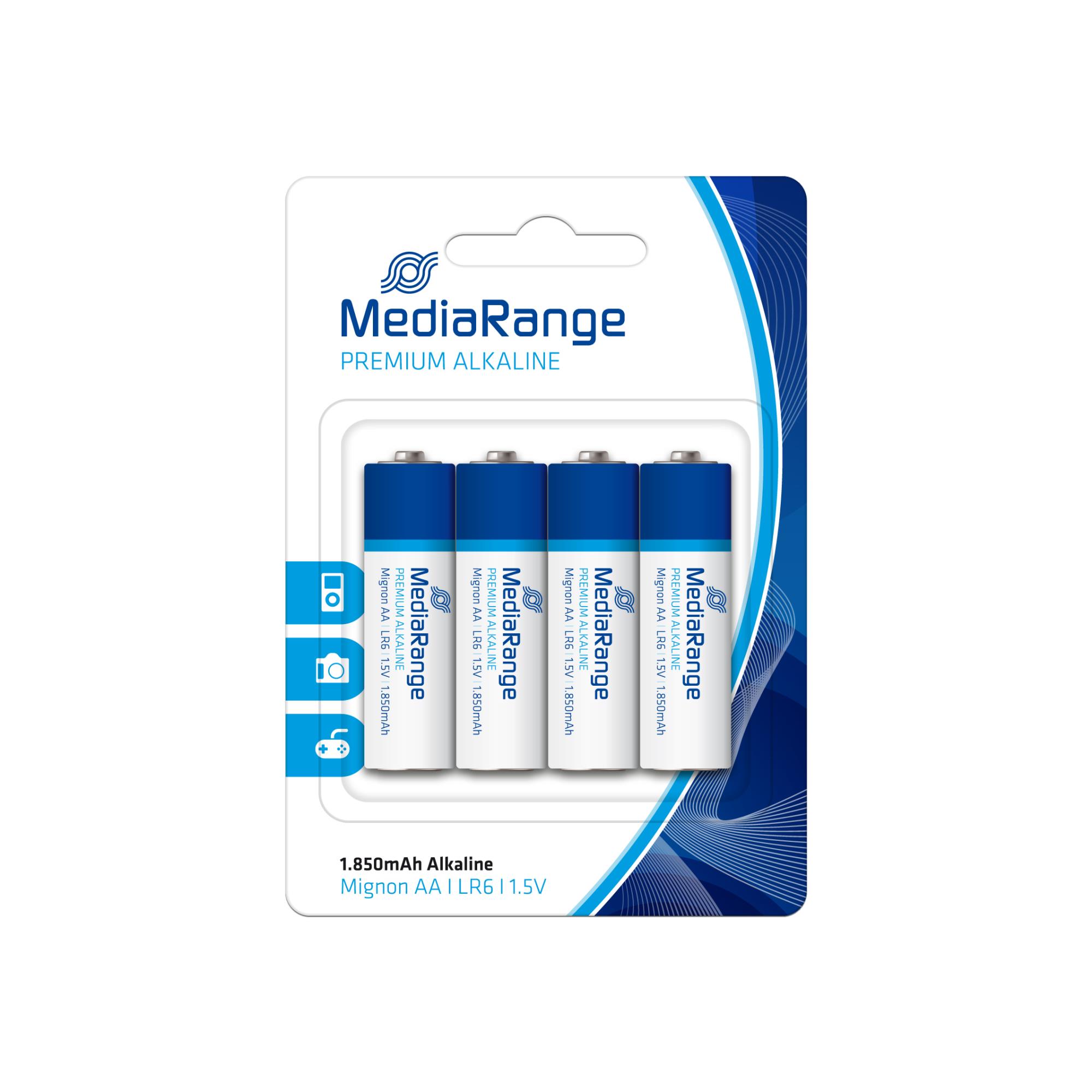 BATTERY ALKALINE AA 1.5V/4PCS MRBAT104 MEDIARANGE - Image 2