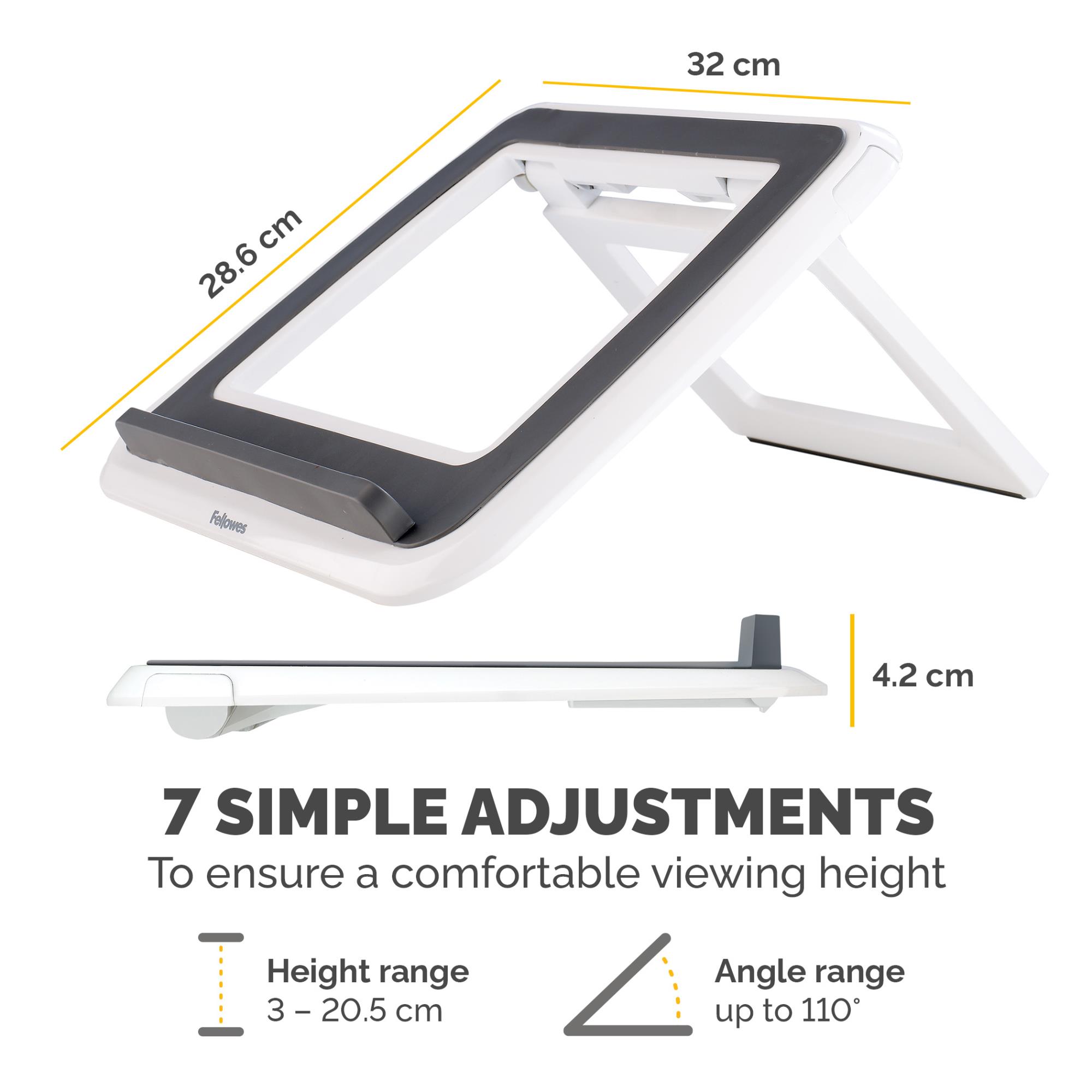 NB ACC STAND QUICK LIFT WHITE/I-SPIRE /17" 8210101 FELLOWES - Image 5