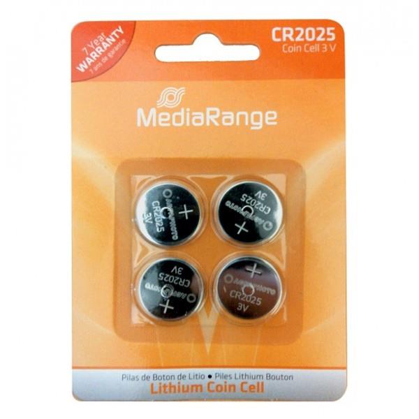 BATTERY LITHIUM CR2025 3V/4PCS MRBAT131 MEDIARANGE - Image 2