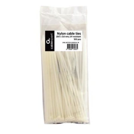 CABLE ACC TIES NYLON 100PCS/NYTFR-250X3.6-W GEMBIRD