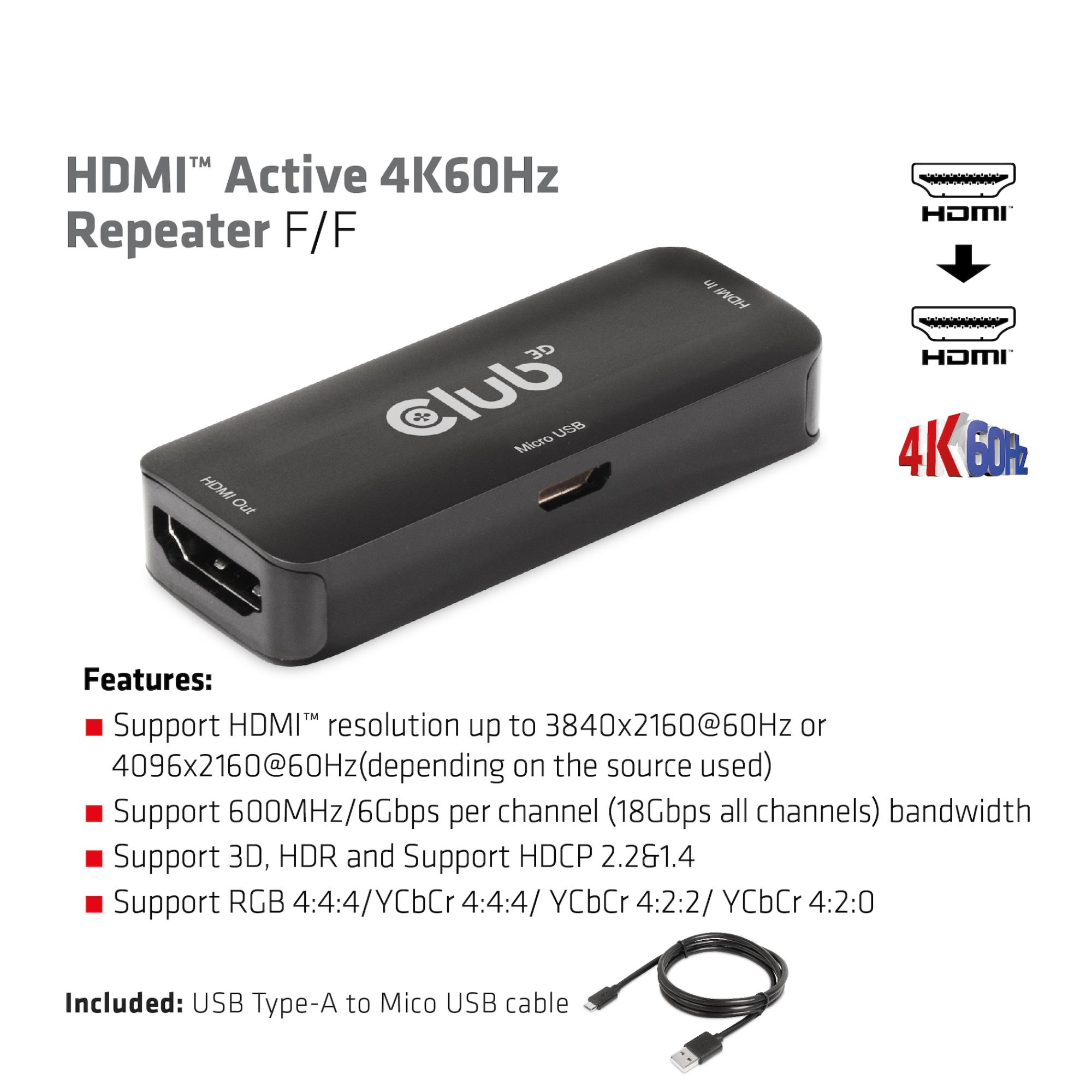 I/O ADAPTER HDMI TO USB/F/F CAC-1307 CLUB3D - Image 4