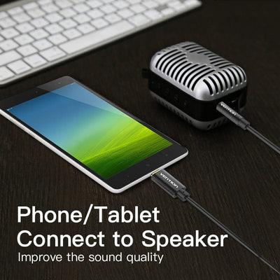 CABLE AUDIO 3.5MM TO USB-C/1.5M BLACK BGABG VENTION - Image 4