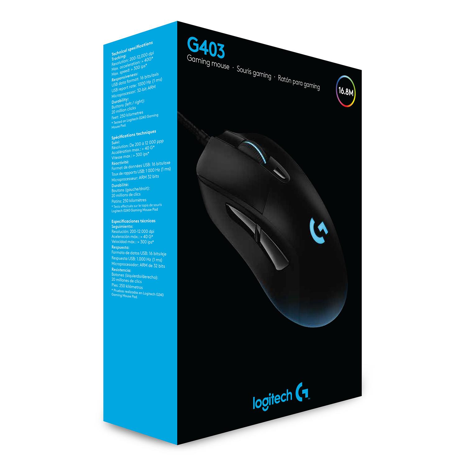 MOUSE USB OPTICAL G403/910-005633 LOGITECH - Image 12