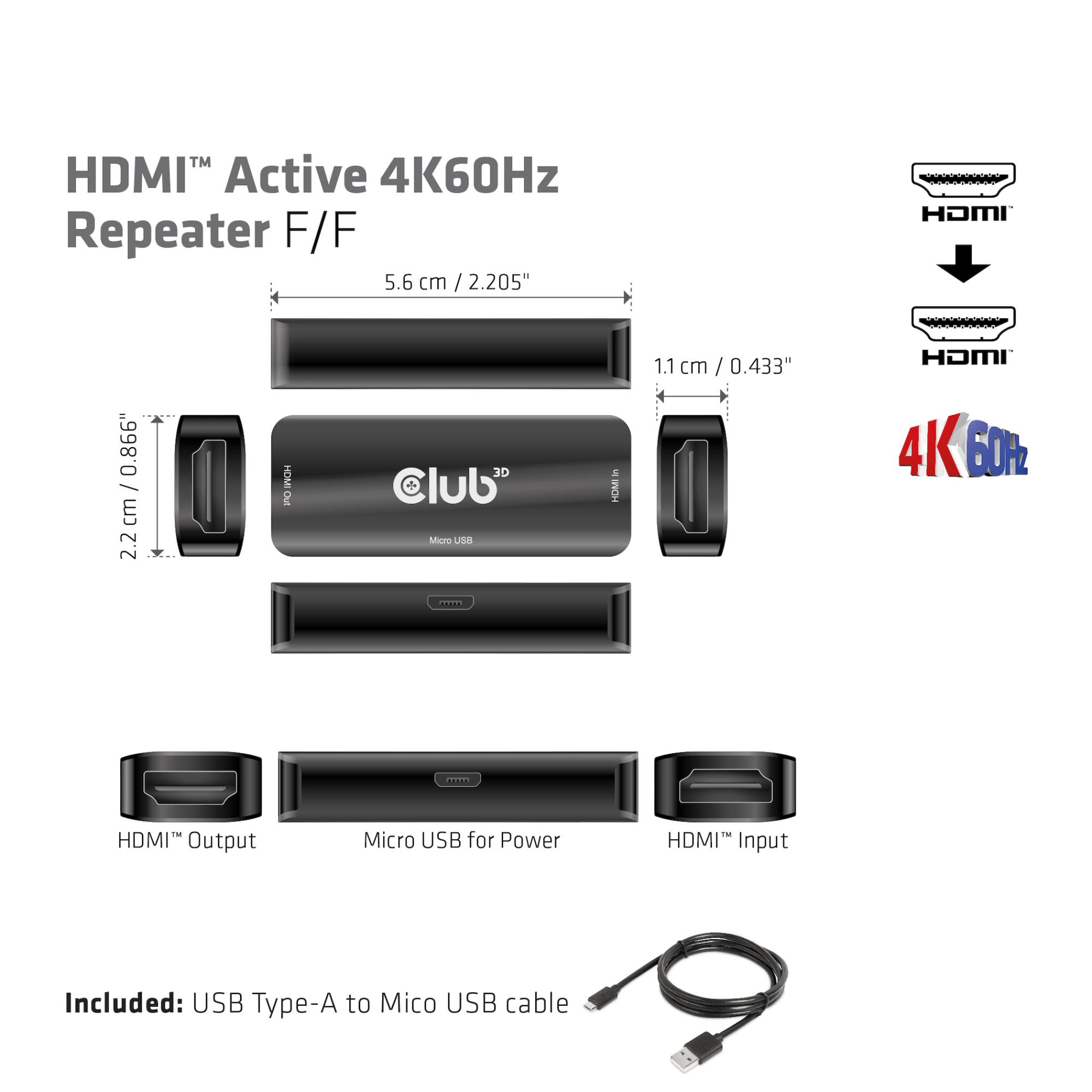 I/O ADAPTER HDMI TO USB/F/F CAC-1307 CLUB3D - Image 5