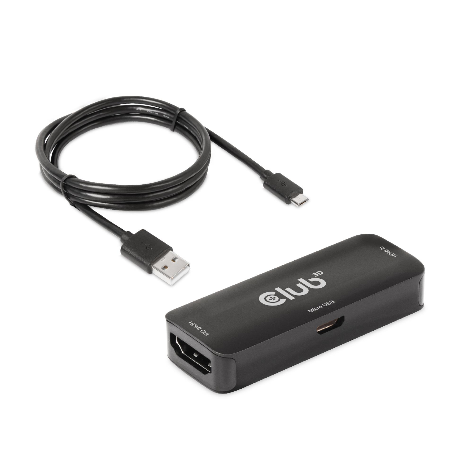 I/O ADAPTER HDMI TO USB/F/F CAC-1307 CLUB3D - Image 8