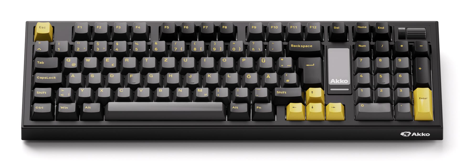 KEYBOARD WRL 5098B/BLACK/GOLD 6925758631921 AKKO - Image 3