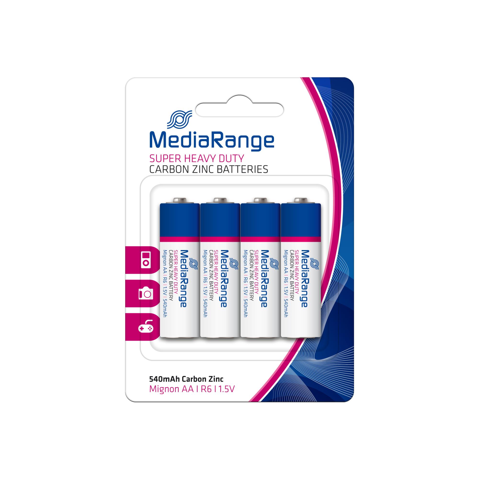 BATTERY CARBON-ZINC AA 1.5V/4PCS MRBAT144 MEDIARANGE - Image 5