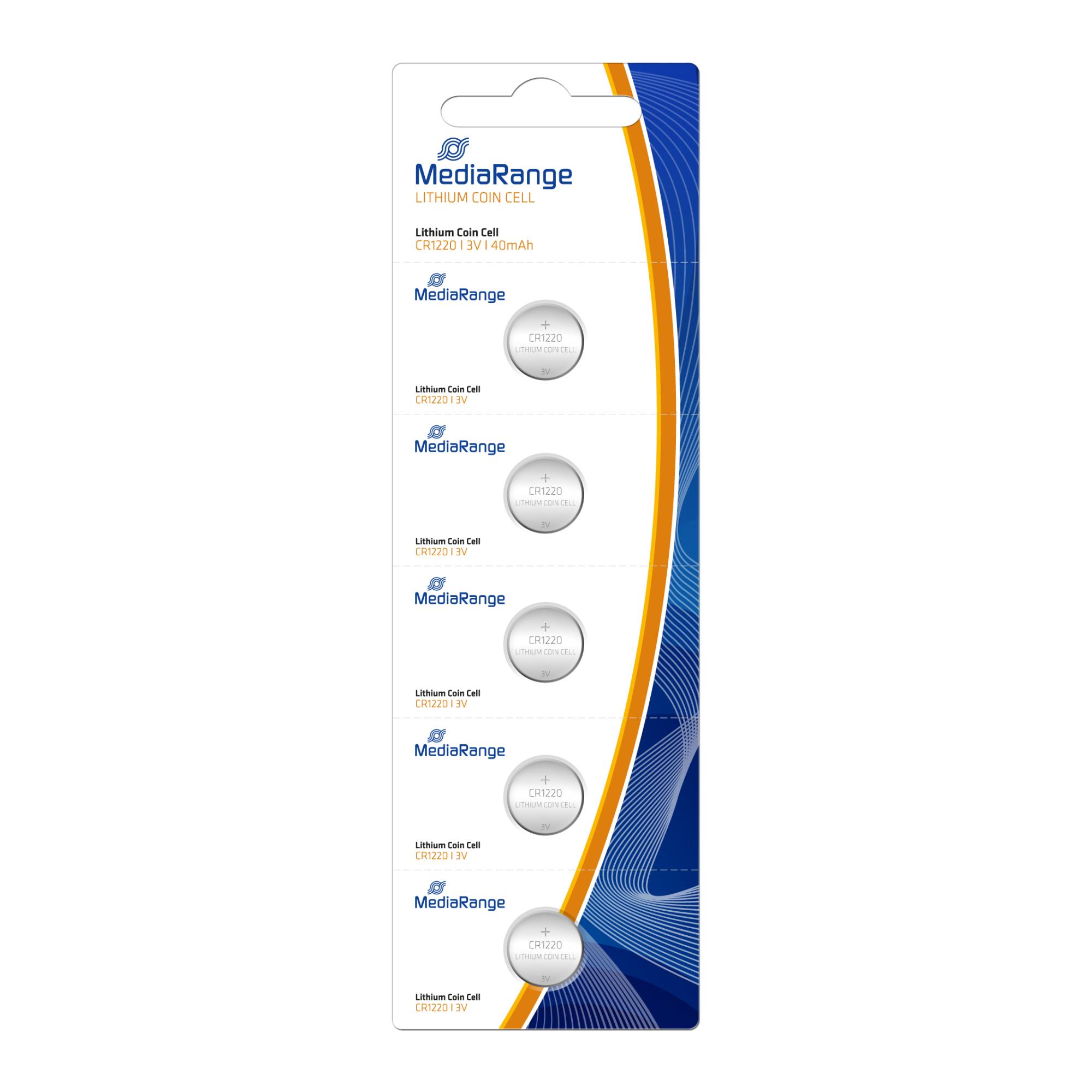 BATTERY LITHIUM CR1220 3V/5PCS MRBAT134 MEDIARANGE - Image 2