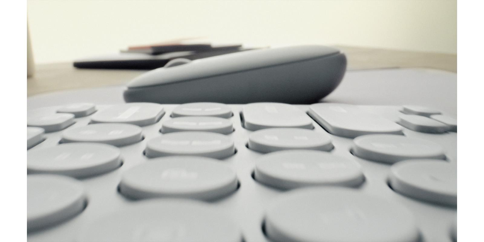 KEYBOARD +MOUSE COMBO PEBBLE 2/WHITE 920-012240 LOGITECH - Image 3