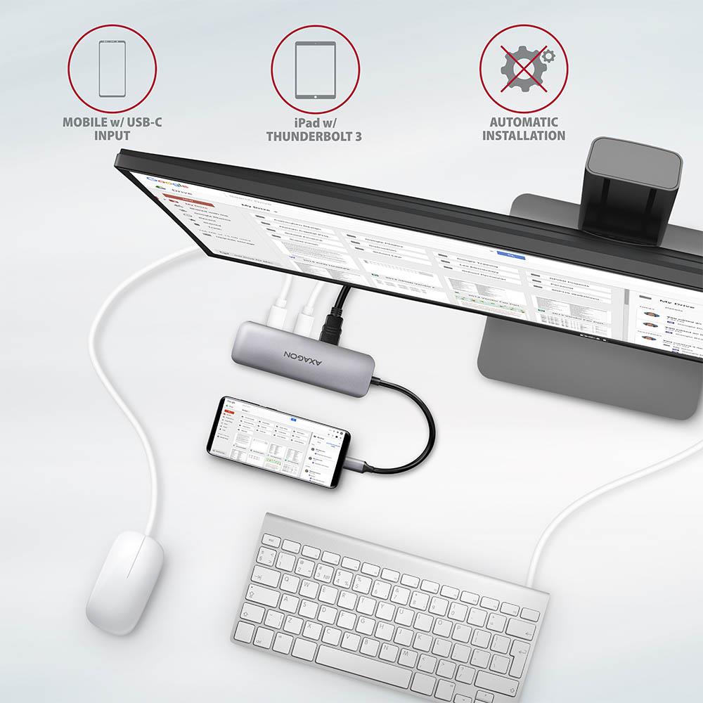 I/O HUB USB3.2 5IN1/0.2M HMC-5 AXAGON - Image 18