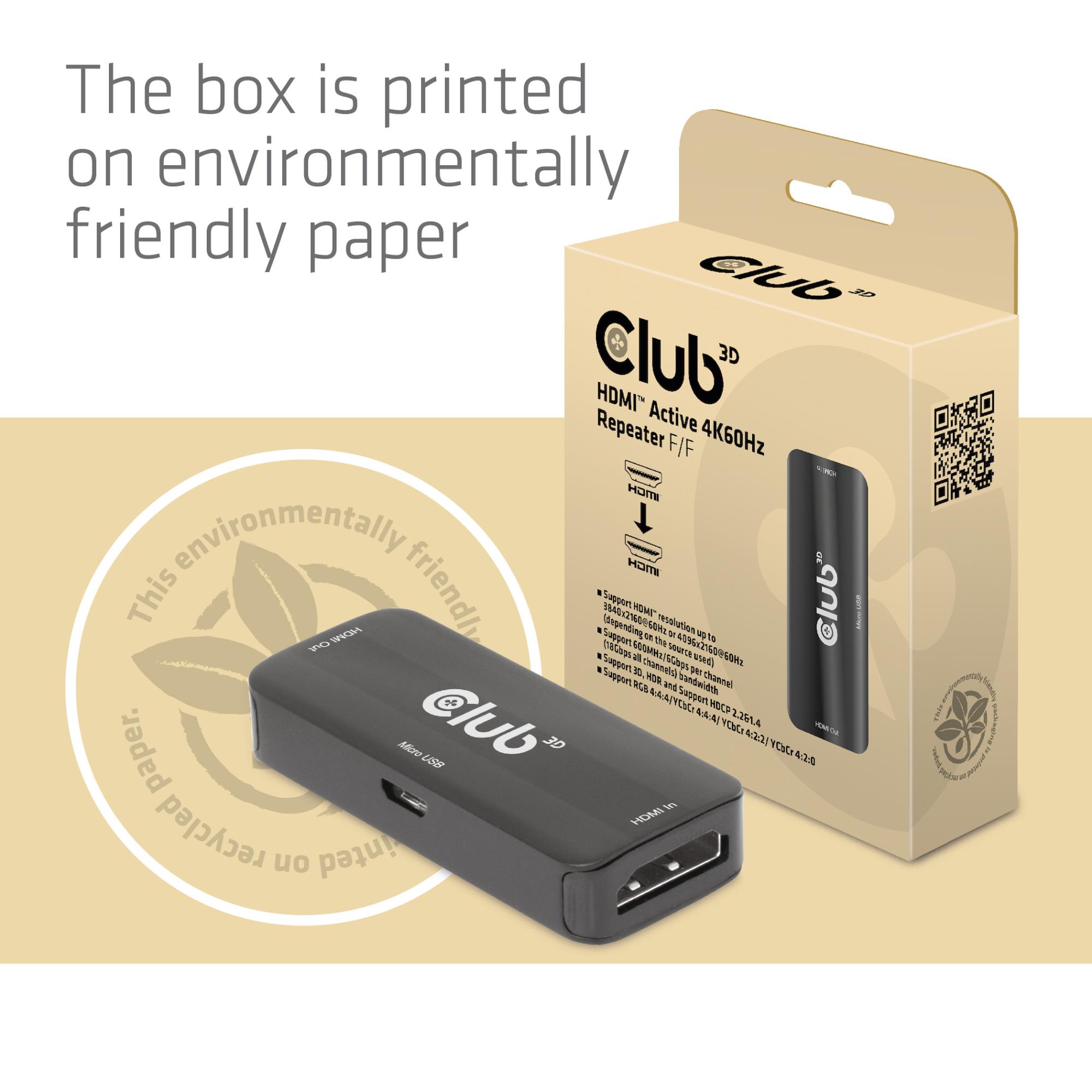 I/O ADAPTER HDMI TO USB/F/F CAC-1307 CLUB3D - Image 10