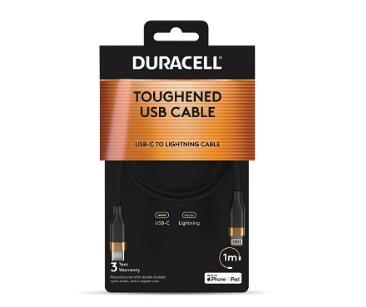 CABLE LIGHTNING TO USB-C 1M/DRU5014A DURACELL - Image 2