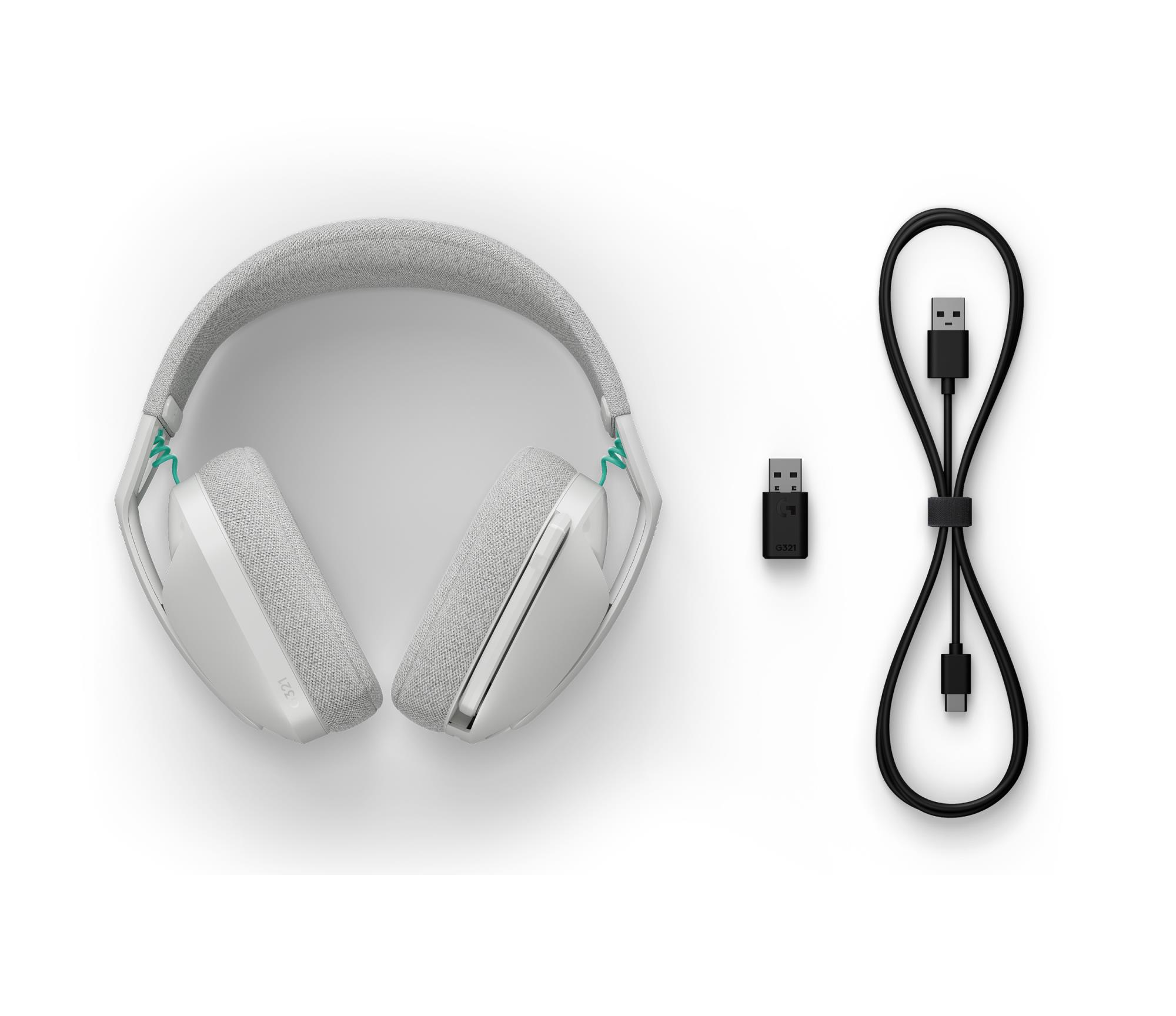 HEADSET G321 LIGHTSPEED WRL/WHITE 981-001569 LOGITECH - Image 7