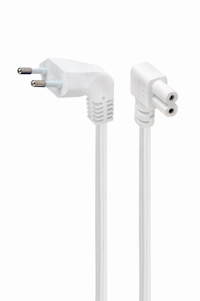 CABLE POWER EU 2.5M ANGLED/PC-184L-VDE-2.5M-W GEMBIRD - Image 2