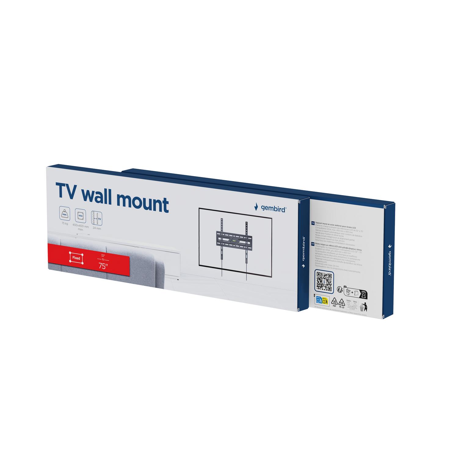TV SET ACC WALL MOUNT 32-75"/WM-75F-02 GEMBIRD - Image 10