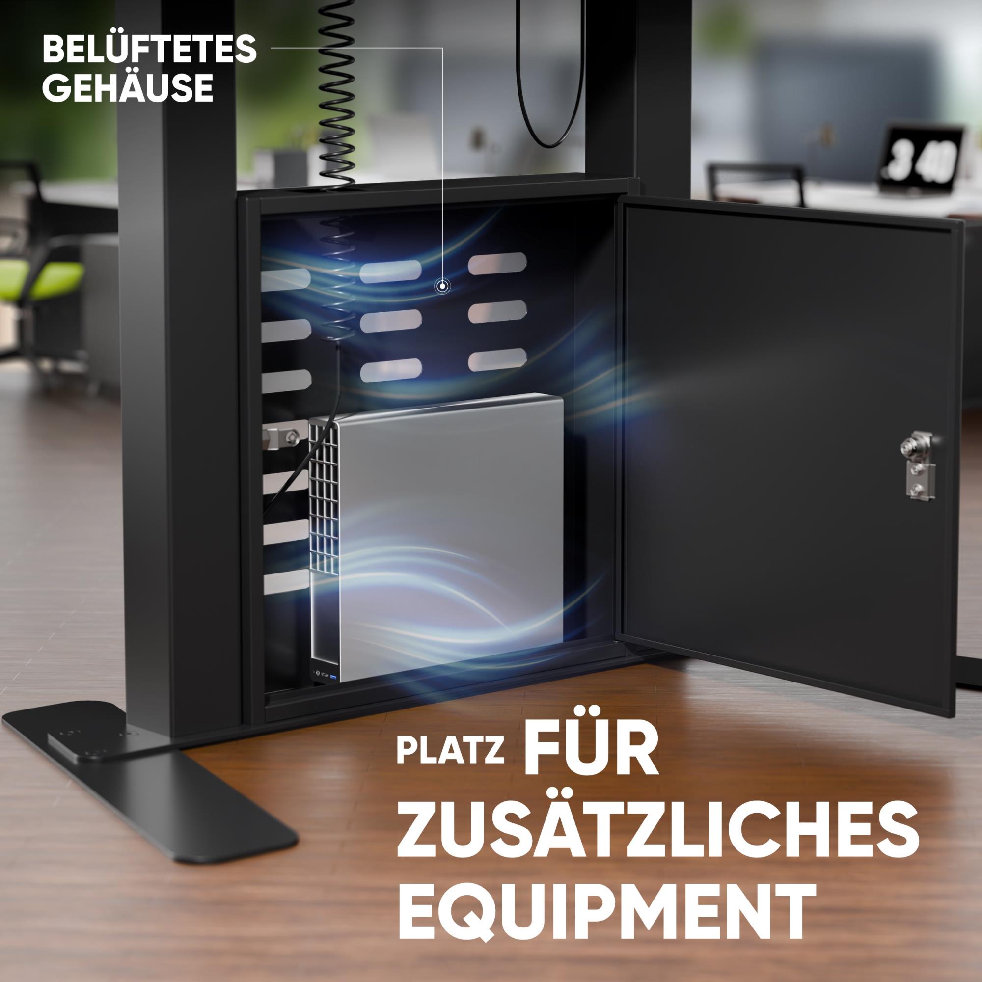 TV SET ACC FLOOR STAND /55-100/BLACK FPRO2L-40-B ONKRON - Image 15