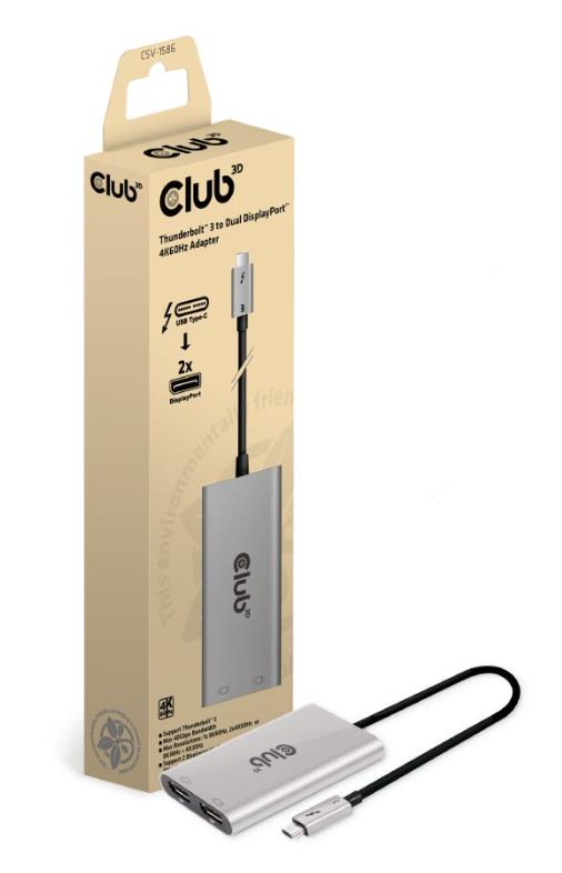 I/O ADAPTER THUNDERBOLT TO DP/CSV-1586 CLUB3D - Image 8