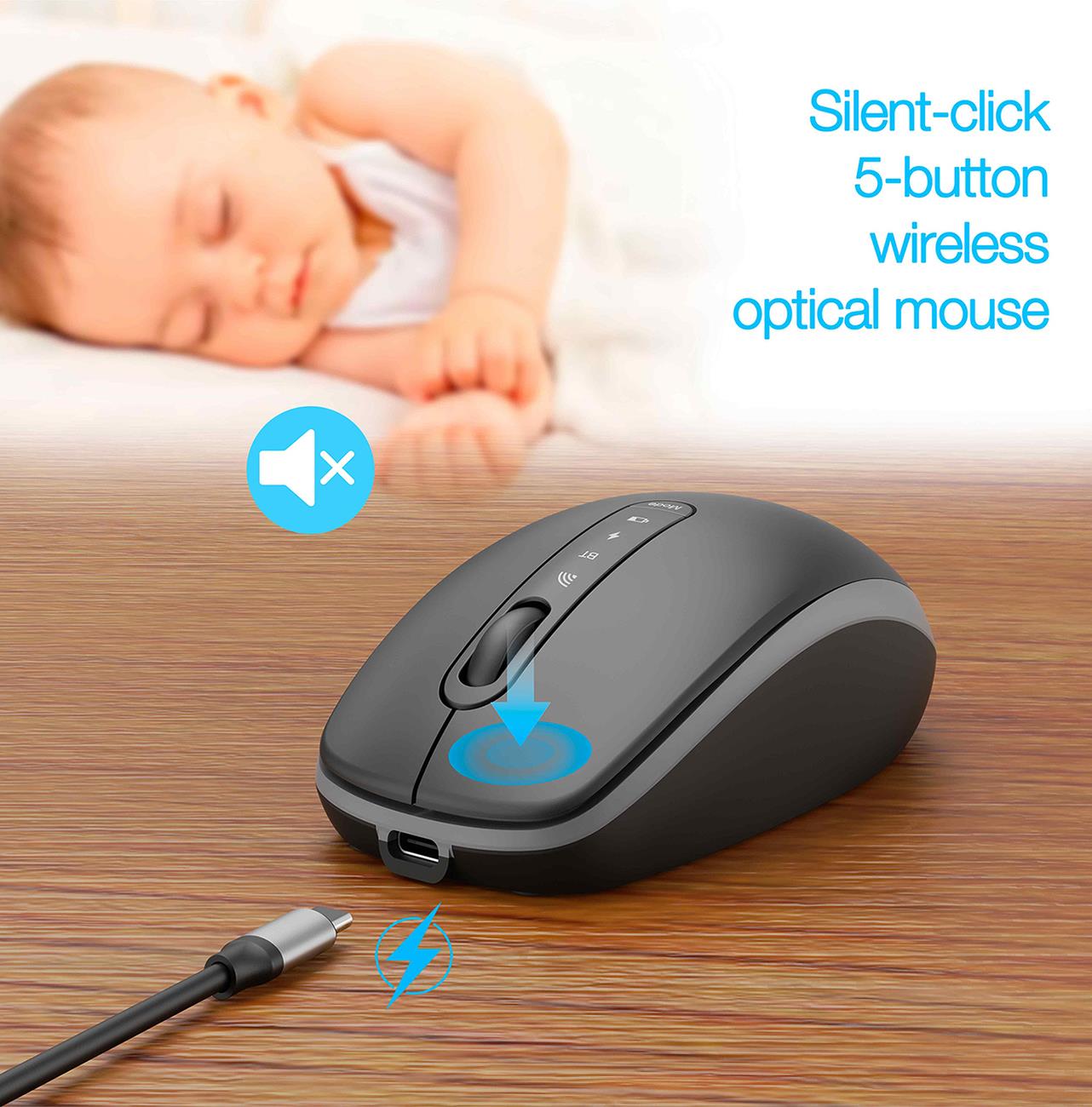 KEYBOARD +MOUSE WRL ENG/BK KBS-WPS-02 GEMBIRD - Image 10