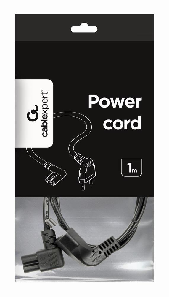 CABLE POWER EU 1M/ANGLED PC-184L GEMBIRD - Image 3