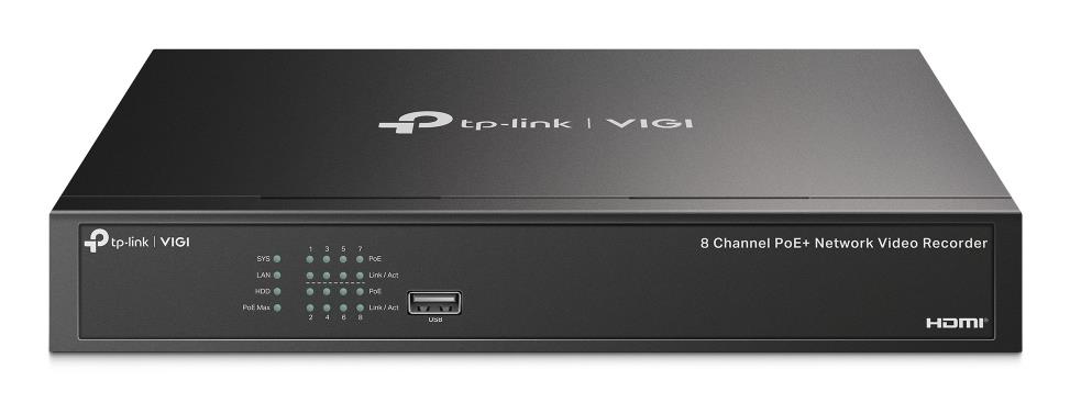 NET VIDEO RECORDER 8CH POE+/VIGI NVR1008H-8P TP-LINK - Image 3