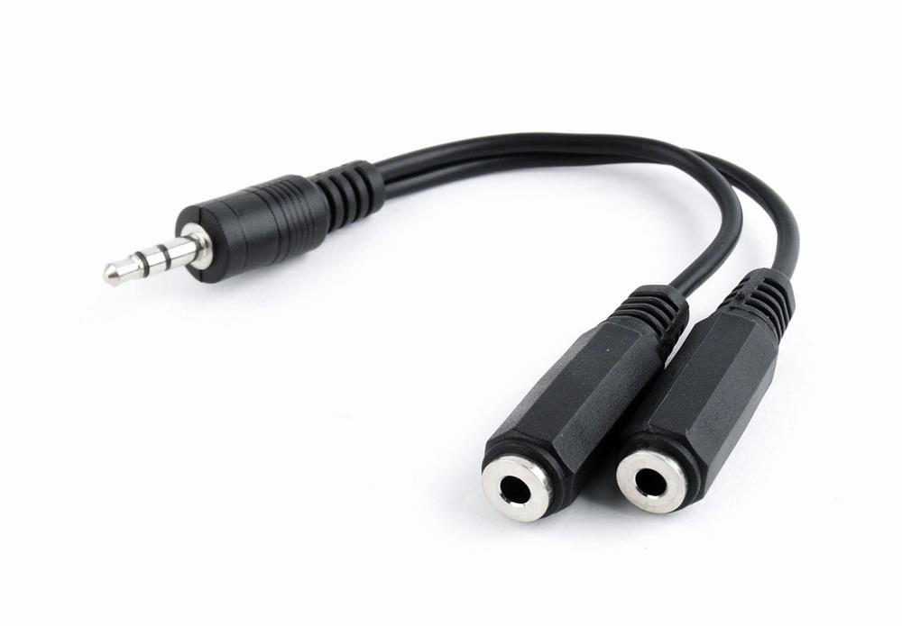 CABLE AUDIO SPLITTER 3.5MM/10CM WHT CCA-415-0.1M GEMBIRD - Image 3