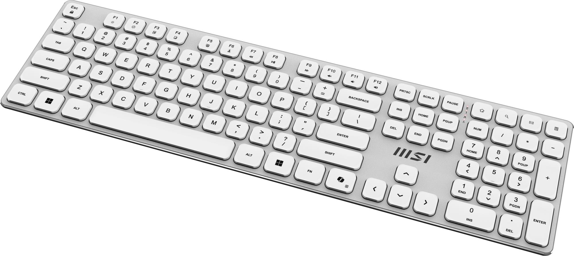 KEYBOARD +MOUSE/FORGE K210 W COMBO WHITE MSI - Image 6