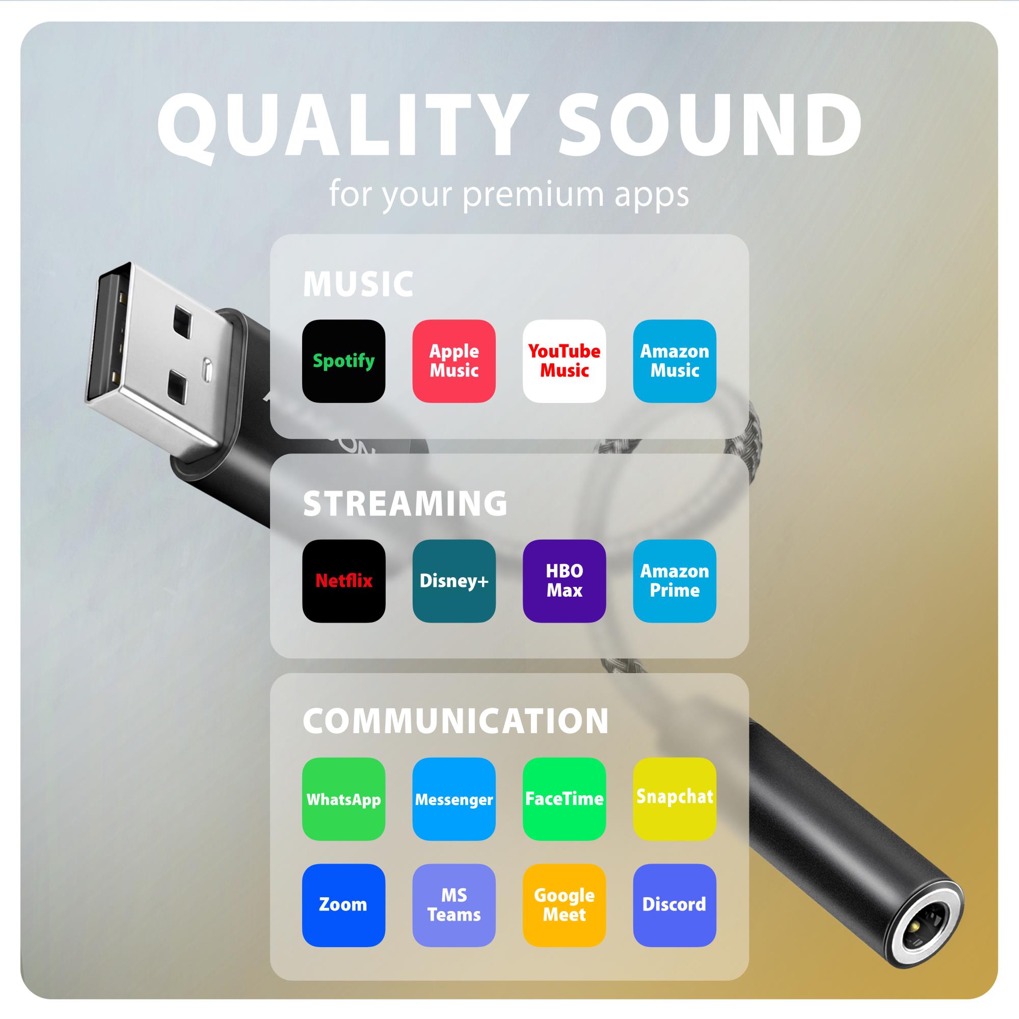 ADAPTER USB-C TO AUDIO 3.5MM/DAC 0.1M ADA-HA AXAGON - Image 11