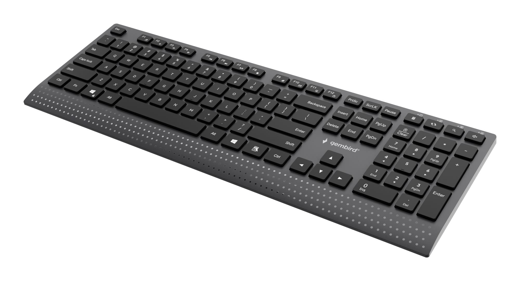 KEYBOARD MULTIMEDIA USB ENG/BLACK KB-MCH-06 GEMBIRD - Image 3