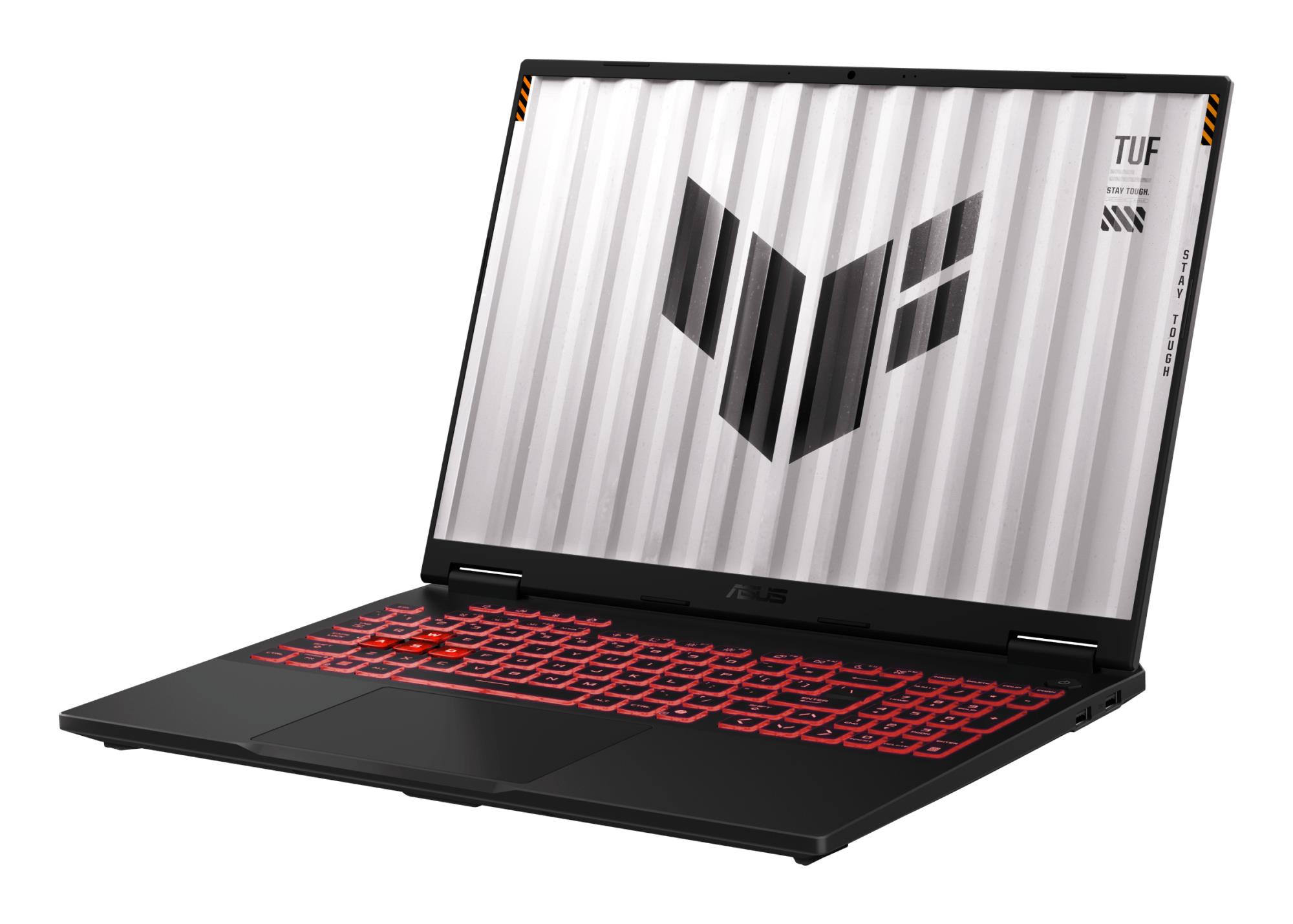 Notebook ASUS TUF FA608UMI-TU167W CPU AMD RyzenT 7 260 3.8 GHz 16 " 1920 x 1200 pixels RAM 16 GB DDR5-SDRAM SSD 512 GB Discrete graphics NVIDIA GeForce RTX 5060 8 GB On-board graphics Yes Numeric keypad Yes OS installed Windows 11 Home Colour Black,Grey Weight 2.2 kg 5600 MHz 90NR0KV1-M00MZ0 - Image 2
