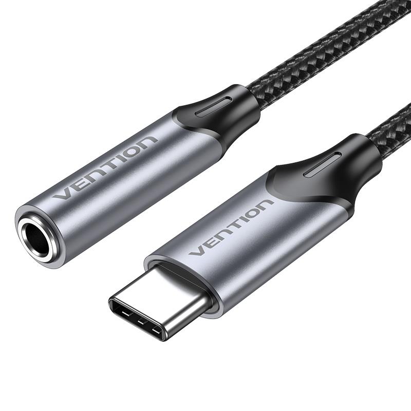 ADAPTER USB-C TO AUDIO 3.5MM/0.1M BGMHA VENTION - Image 2